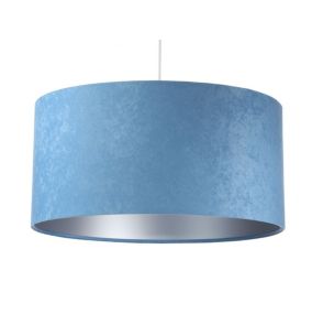 Lampa Bps Koncept wisząca HOME 60 błękitna/srebrna 1 szt