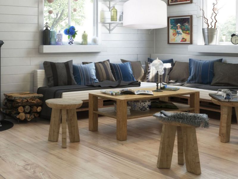 Lampa Bps Koncept wisząca HOME 60 biała 1 szt