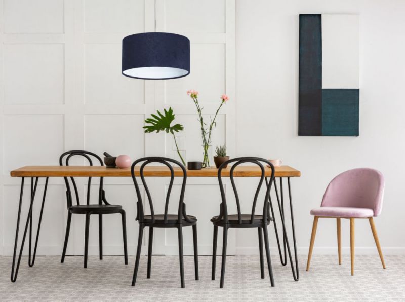Lampa Bps Koncept wisząca HOME 60 granatowa/biała 1 szt