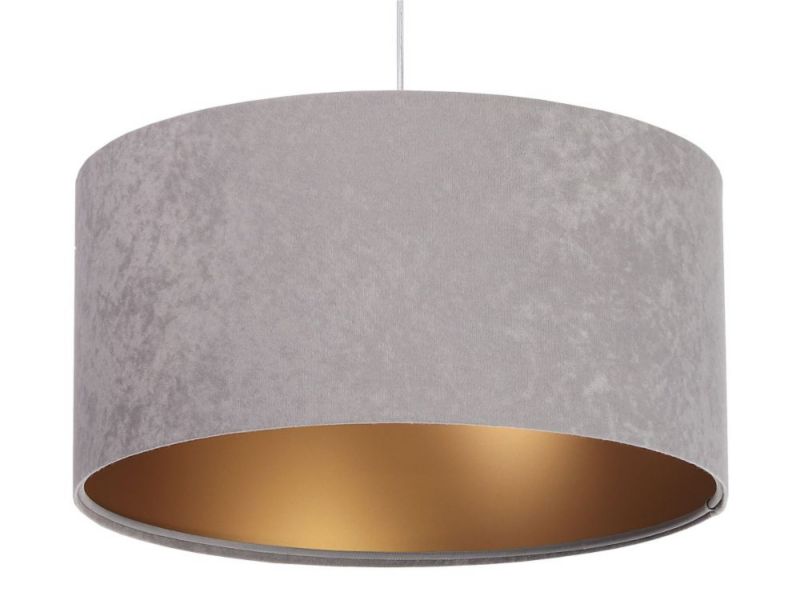 Lampa Bps Koncept wisząca HOME 60 szara/złota 1 szt