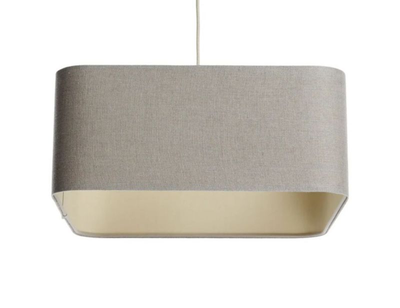 Lampa Bps Koncept wisząca KWADRO LEN 001-40w25 jasna beżowa 1 szt