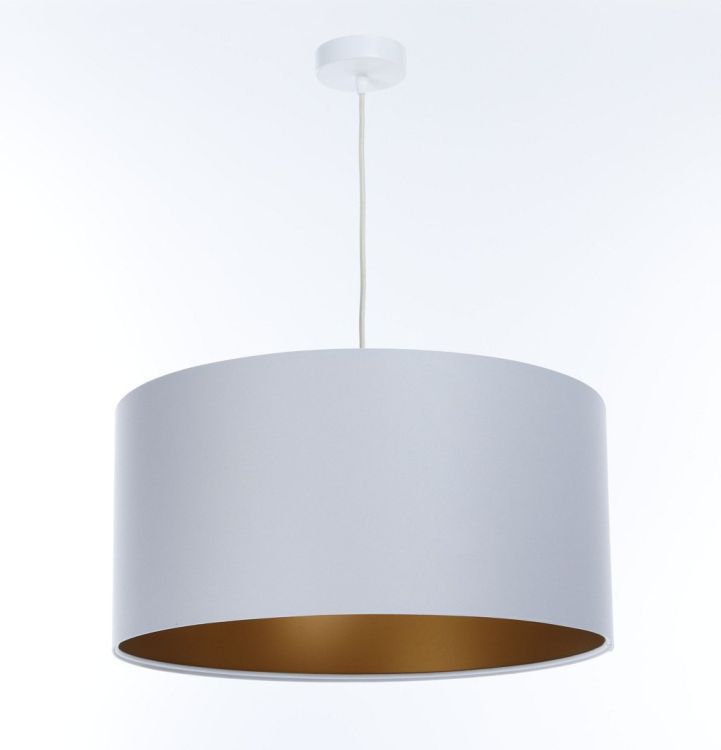 Lampa Bps Koncept wisząca MODERN 40 szara/miedziana 1 szt