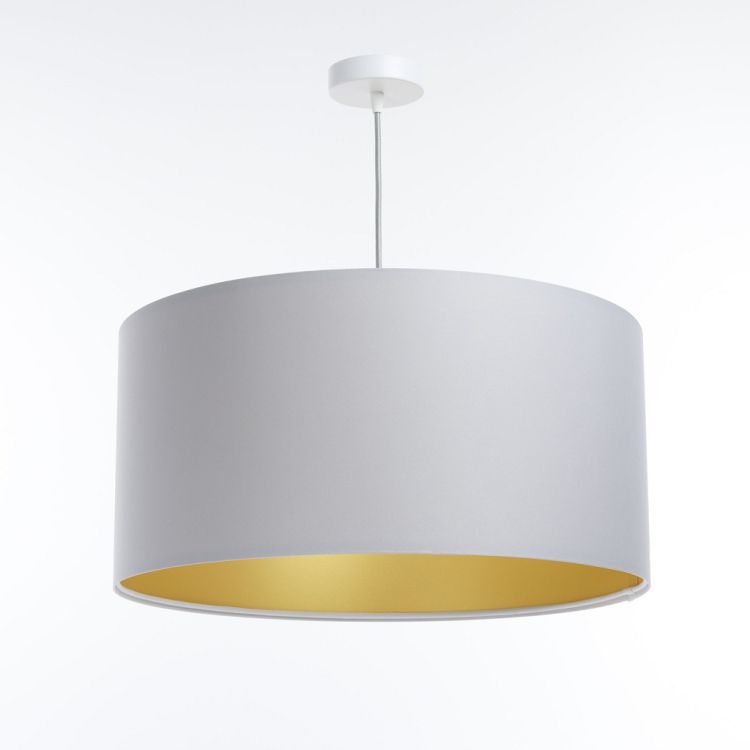 Lampa Bps Koncept wisząca MODERN 50 szara/złoty mat 1 szt
