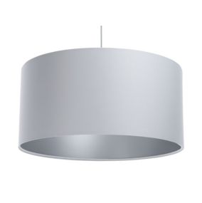 Lampa Bps Koncept wisząca MODERN 60 szara/srebrna 1 szt