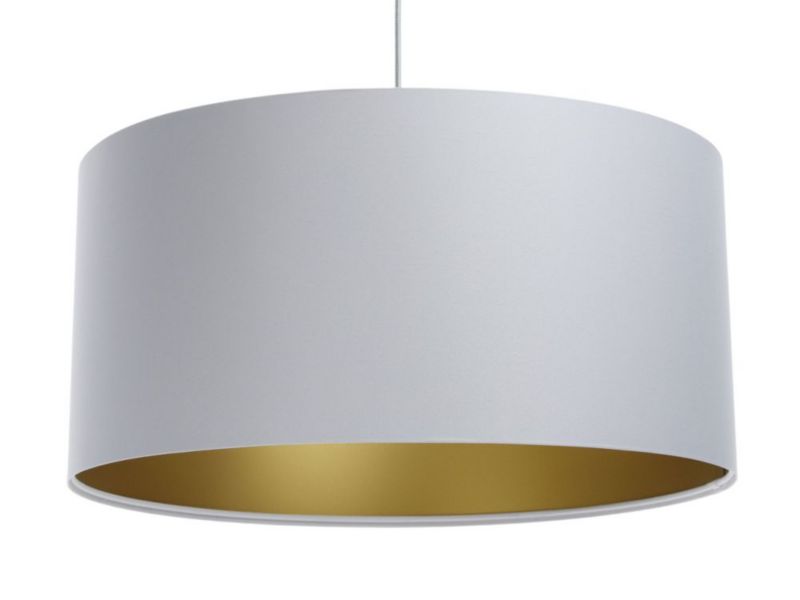Lampa Bps Koncept wisząca MODERN 60 szara/złota 1 szt