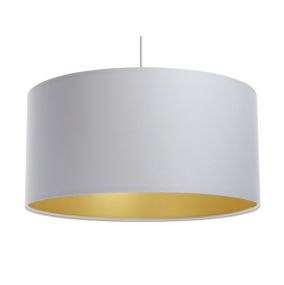 Lampa Bps Koncept wisząca MODERN 70 szara/złoty mat 1 szt