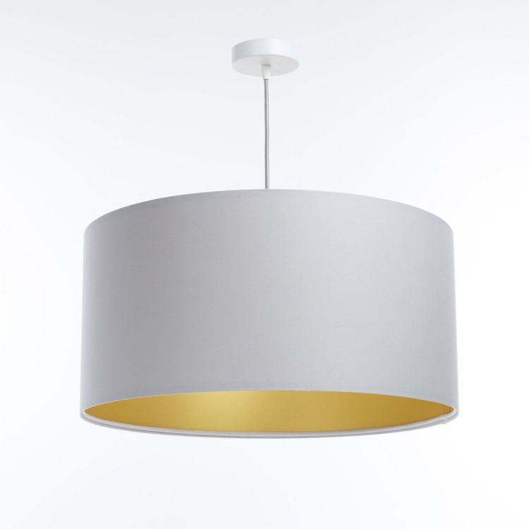 Lampa Bps Koncept wisząca MODERN 70 szara/złoty mat 1 szt