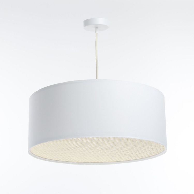 Lampa Bps Koncept wisząca MODERN RATTAN 50 biała 1 szt