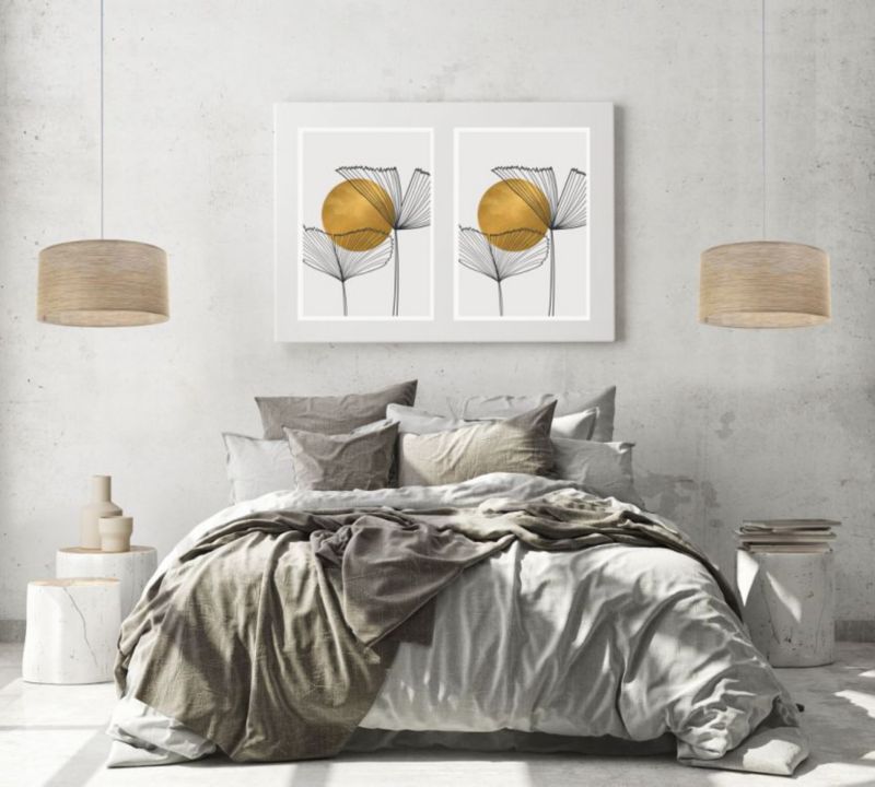 Lampa Bps Koncept wisząca NATURAL BAMBOO 50 beżowa 1 szt