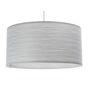 Lampa Bps Koncept wisząca NATURAL SILVER 50 jasnoszara + regał 1 szt