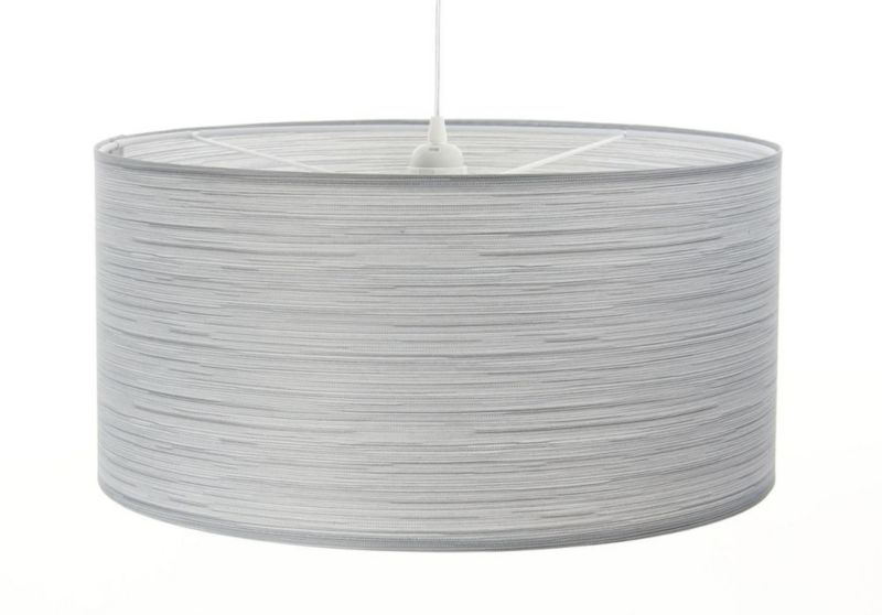 Lampa Bps Koncept wisząca NATURAL SILVER 50 jasnoszara + regał 1 szt