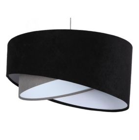 Lampa Bps Koncept wisząca SHAPELESS czarna/szara/biała 1 szt