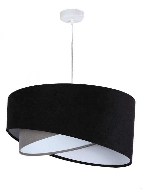 Lampa Bps Koncept wisząca SHAPELESS czarna/szara/biała 1 szt