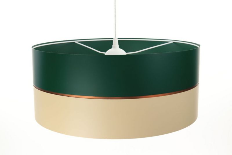 Lampa Bps Koncept wisząca SIMPLY GLAMOUR 60 zielona/kremowa 1 szt
