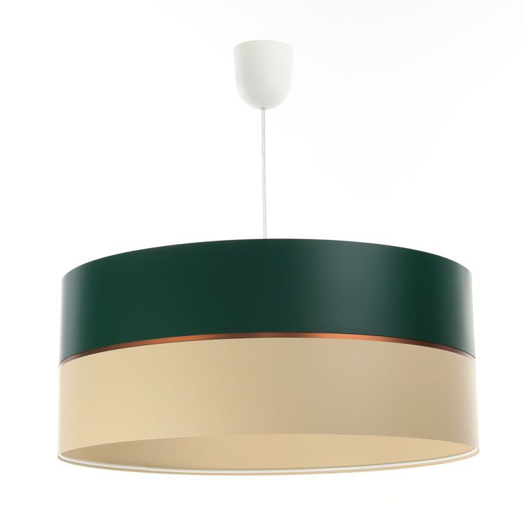 Lampa Bps Koncept wisząca SIMPLY GLAMOUR 60 zielona/kremowa 1 szt