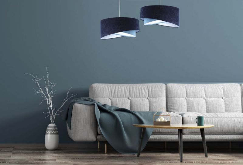Lampa Bps Koncept wisząca THUNDERCLOUD BLUE granatowa/biała 1 szt