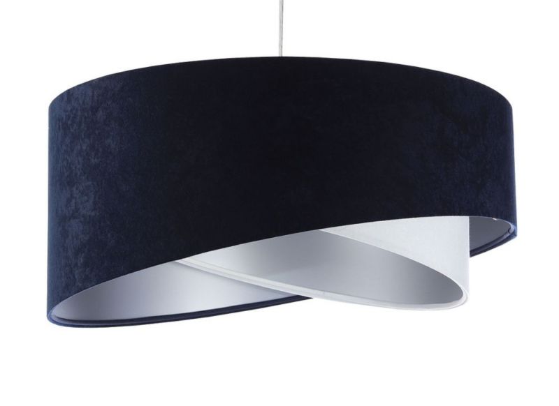Lampa Bps Koncept wisząca THUNDERCLOUD WHITE granatowa/srebrna 1 szt