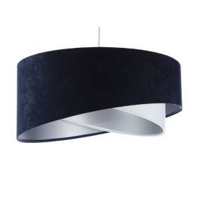 Lampa Bps Koncept wisząca THUNDERCLOUD WHITE granatowa/srebrna 1 szt