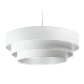 Lampa Bps Koncept wisząca TRIO biała/srebrna 1 szt