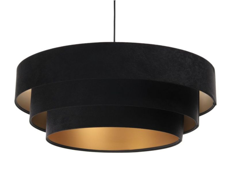 Lampa Bps Koncept wisząca TRIO czarna/złota 1 szt