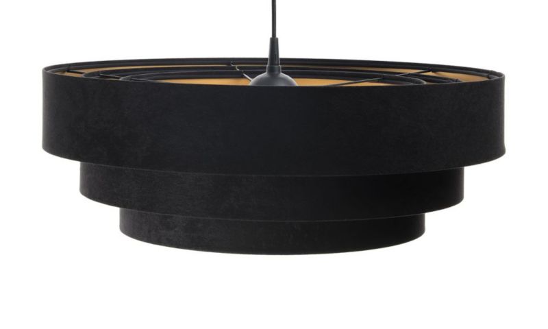 Lampa Bps Koncept wisząca TRIO czarna/złota 1 szt