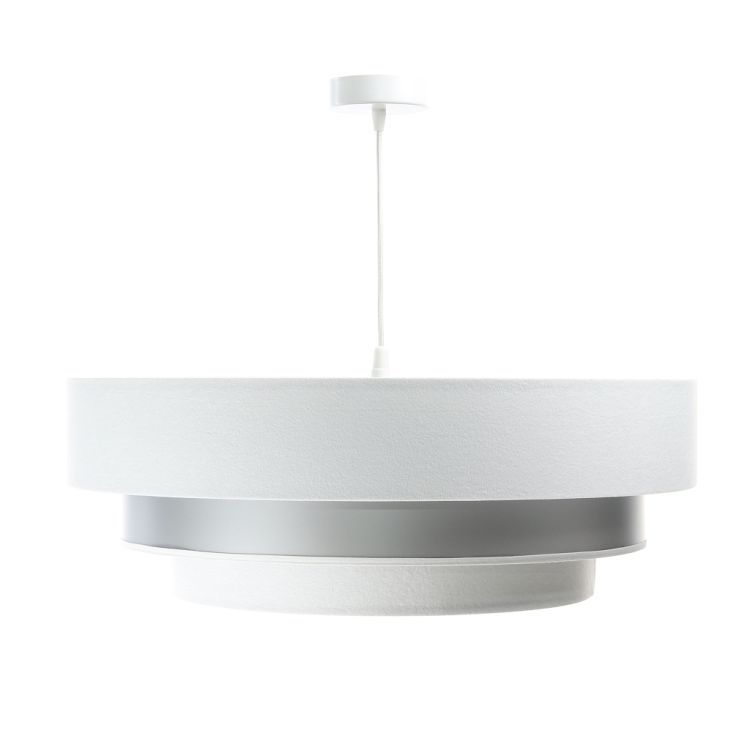 Lampa Bps Koncept wisząca TRIO MIX biała/srebrna 1 szt