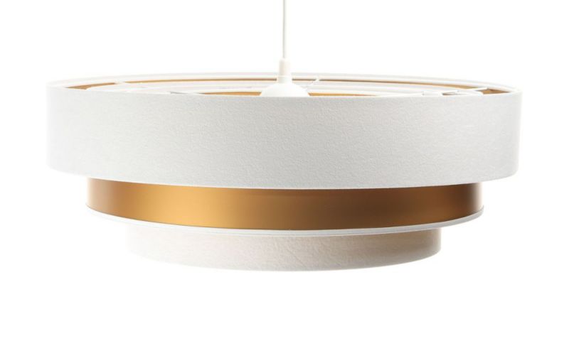 Lampa Bps Koncept wisząca TRIO MIX biała/złota 1 szt