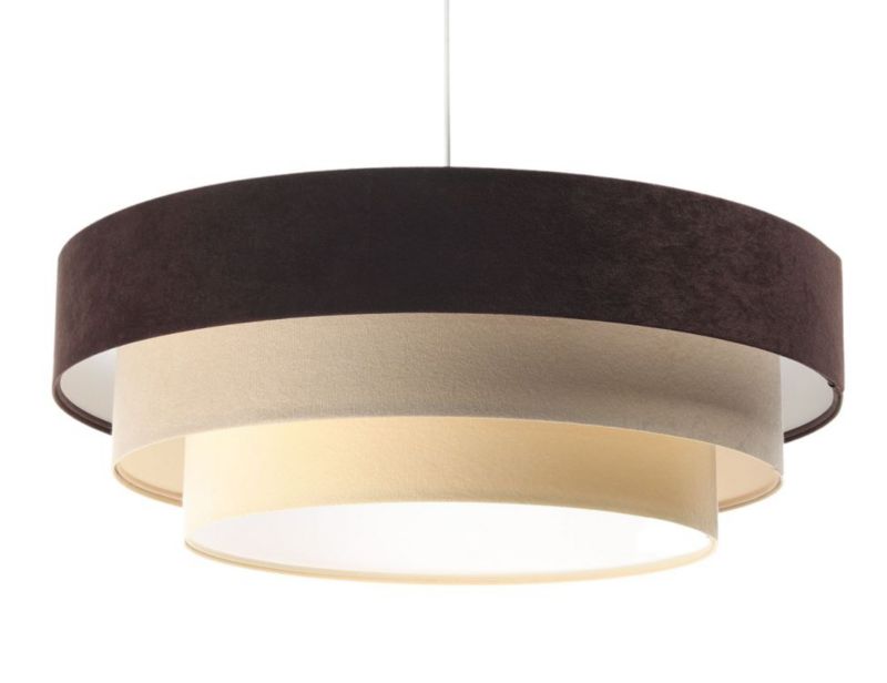 Lampa Bps Koncept wisząca TRIO MIX brązowa/beżowa/biała 1 szt