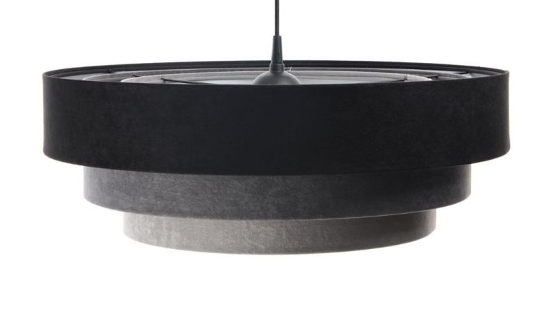 Lampa Bps Koncept wisząca TRIO MIX czarna/szara/srebrna 1 szt