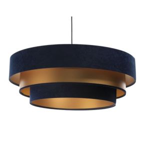 Lampa Bps Koncept wisząca TRIO MIX granatowa/złota 1 szt