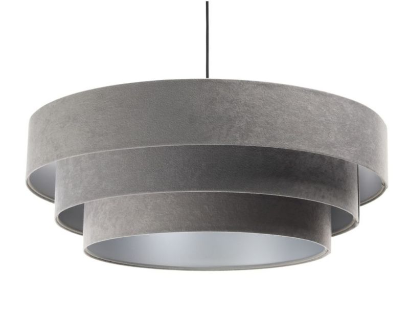 Lampa Bps Koncept wisząca TRIO szara/srebrna 1 szt