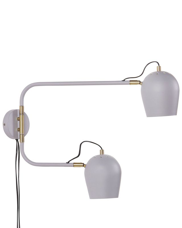 Lampa ścienna Estrella Regulowana Metal Jasnoszary 1 szt.