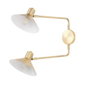 Lampa ścienna Kadassa Regulowana Metal Złoty 1 szt.