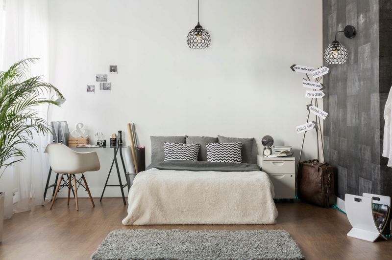 Lampa ścienna kinkiet Light Home LH Crystal 1x E27 60W czarny 1szt.