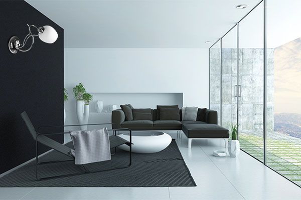 Lampa ścienna kinkiet Light Home LH Dorika Chrom 1x E14 40W srebrny 1szt.