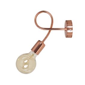 Lampa ścienna kinkiet Light Home LH Edison 1x E27 60W miedź 1szt.