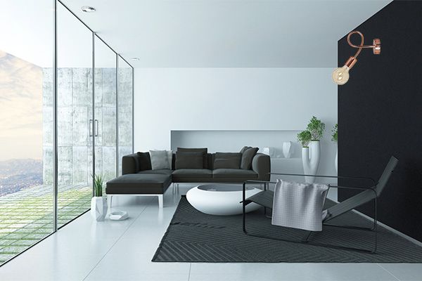 Lampa ścienna kinkiet Light Home LH Edison 1x E27 60W miedź 1szt.