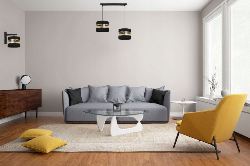 Lampa ścienna kinkiet Light Home LH Elegance Gold 1x E27 60W czarny 1szt.