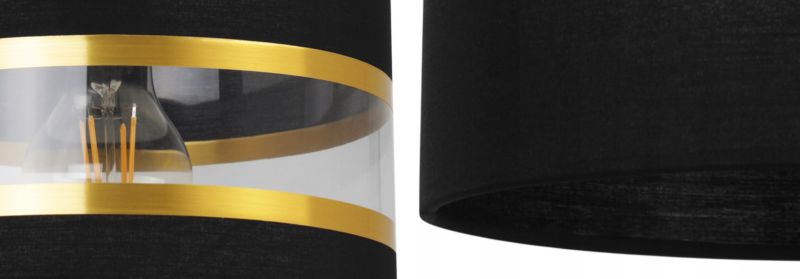 Lampa ścienna kinkiet Light Home LH Elegance Gold 1x E27 60W czarny 1szt.