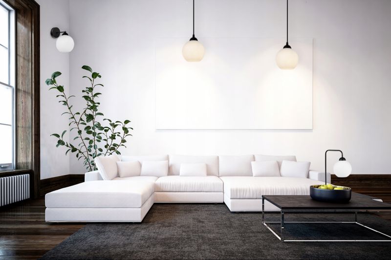 Lampa ścienna kinkiet Light Home LH Eliza prosty 1x E27 60W czarny/biały 1szt.