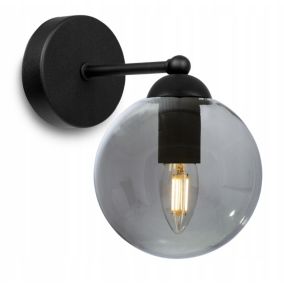 Lampa ścienna kinkiet Light Home LH Paris 1x E27 60W czarny/szary 1szt.