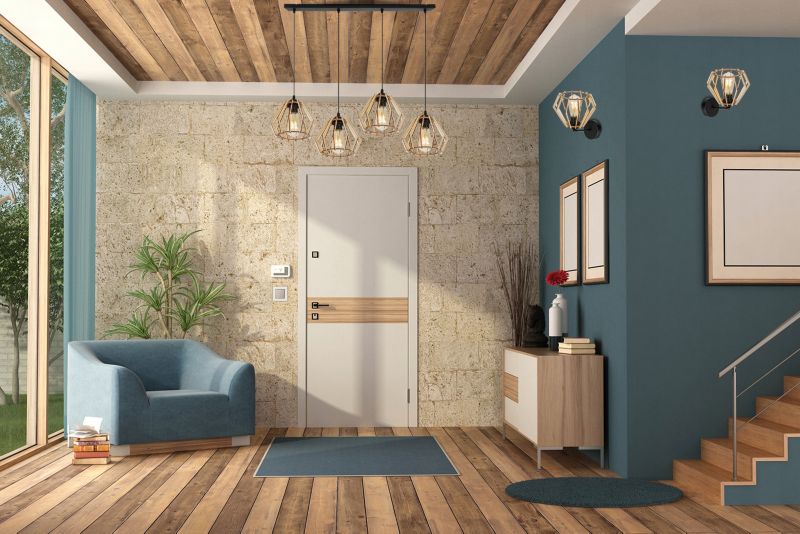 Lampa ścienna kinkiet prosty Light Home LH Timber 1x E27 60W wiszący diament drewno czarny 1szt.