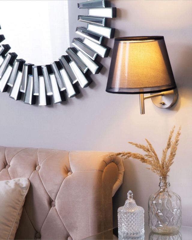 Lampa ścienna Lampa sufitowa Columbia Metal Srebrny 1 szt.