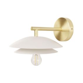 Lampa ścienna Lasolo Metal Biały 1 szt.
