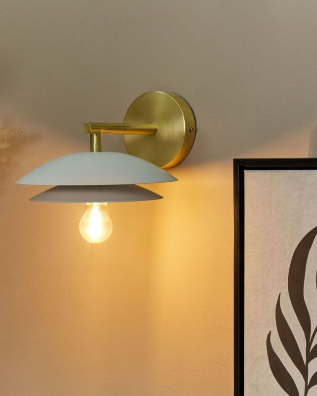 Lampa ścienna Lasolo Metal Biały 1 szt.