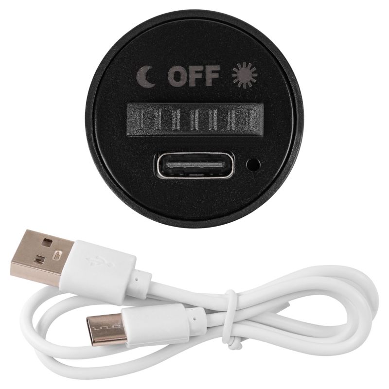 Lampa ścienna LED MasterLED PIR akumulator 2.5W 4000K magnetyczna IP20 czarna kinkiet 1 szt.