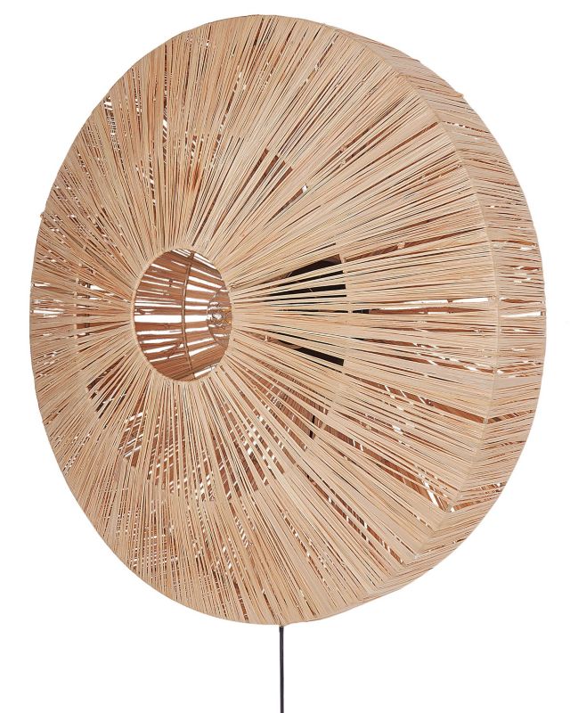 Lampa ścienna Lumut Plecionka Naturalny 1 szt.