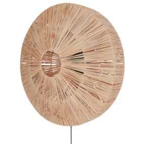 Lampa ścienna Lumut Plecionka Naturalny 1 szt.