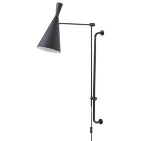 Lampa ścienna Marisa Regulowana Metal Czarny 1 szt.