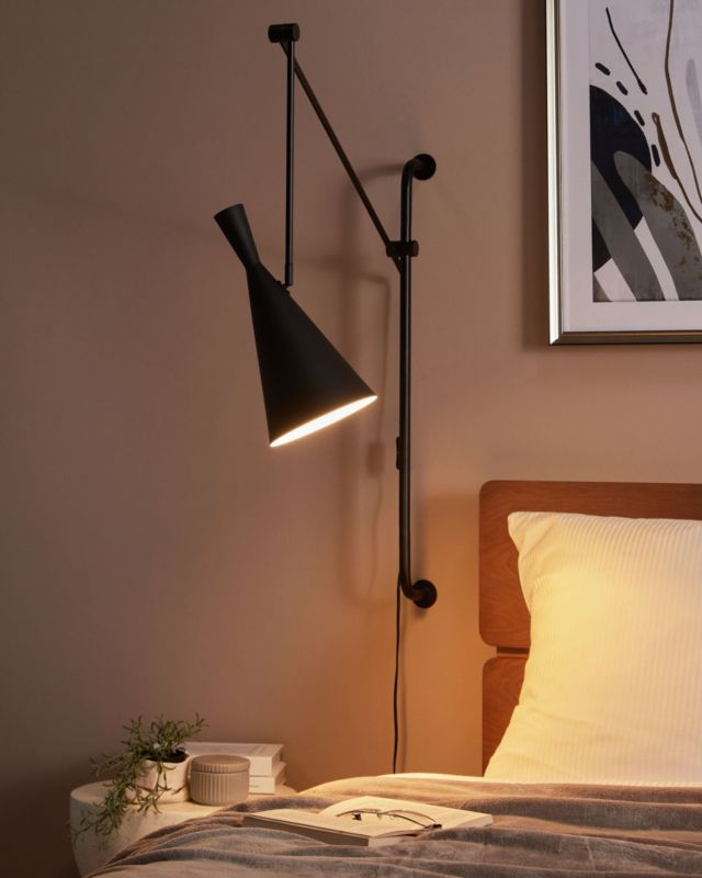 Lampa ścienna Marisa Regulowana Metal Czarny 1 szt.